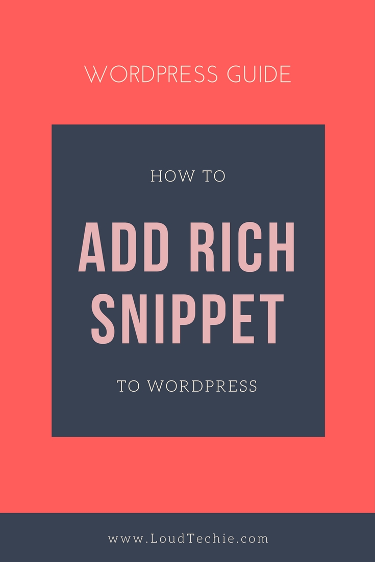 How To Add Rich Snippet To WordPress