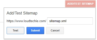Enter your sitemap URL
