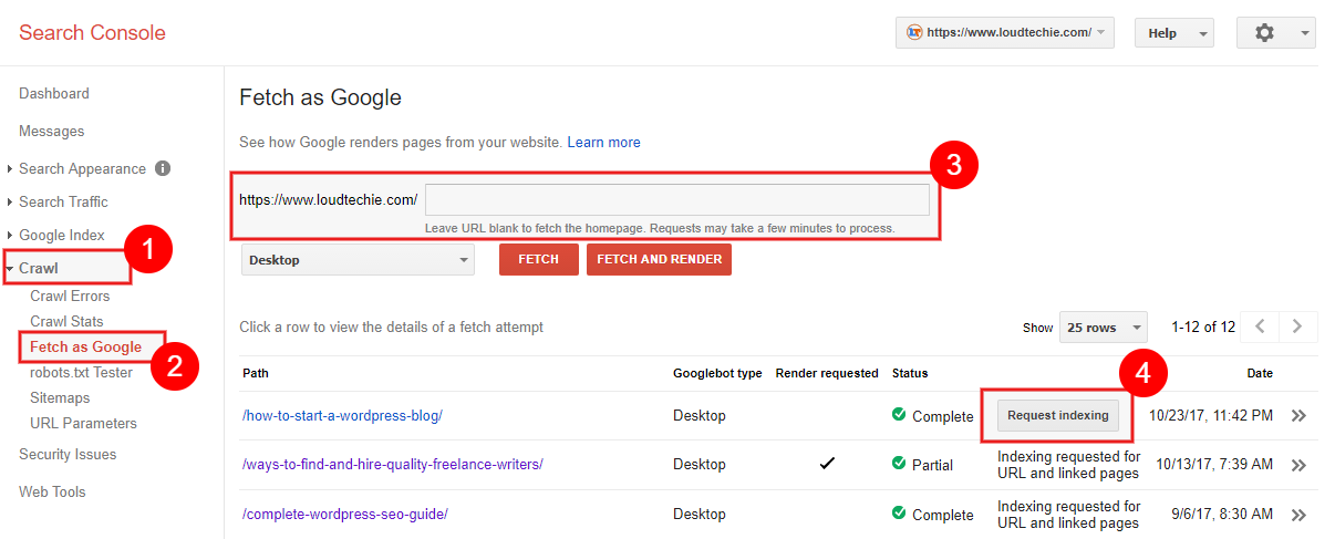How To Ask Google To Recrawl & Reindex Your Updated Old Blog Posts